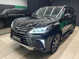 2018 Lexus LX 570 III Рестайлинг 2, чёрный, 7900000 рублей, вид 3