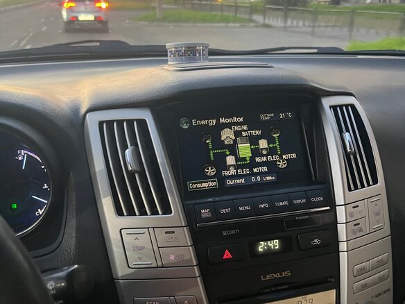 2005 Lexus RX 400h II, чёрный, 1450000 рублей - вид 20