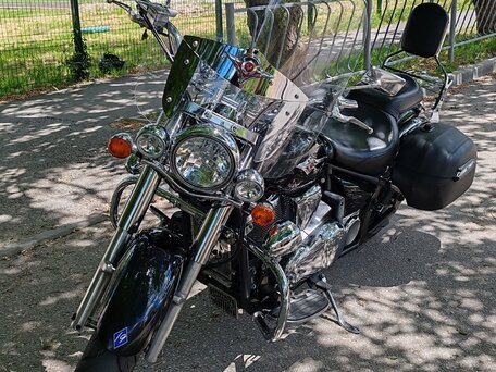 2010 Kawasaki VN900 Vulcan, чёрный, 630000 рублей, вид 2