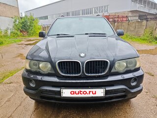 2002 BMW X5 3.0i I (E53), чёрный, 520000 рублей, вид 2