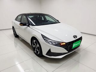 2022 Hyundai Elantra VII (CN7), белый, 1860000 рублей, вид 2