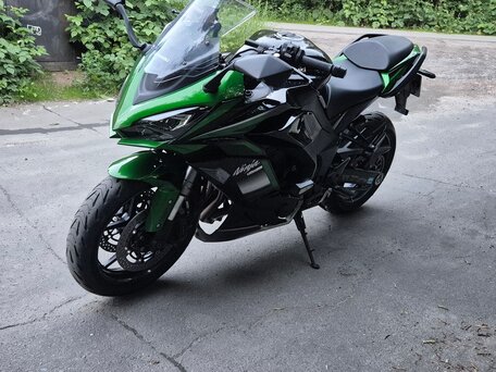 2020 Kawasaki Ninja 1000 SX, зелёный, 1050000 рублей, вид 3