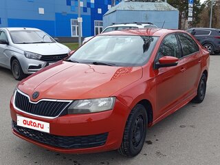 2018 Skoda Rapid I Рестайлинг, красный, 490000 рублей, вид 4