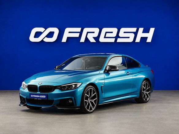 2019 BMW 4 серии 420d xDrive F32/F33/F36 Рестайлинг, синий, 2997090 рублей - вид 4