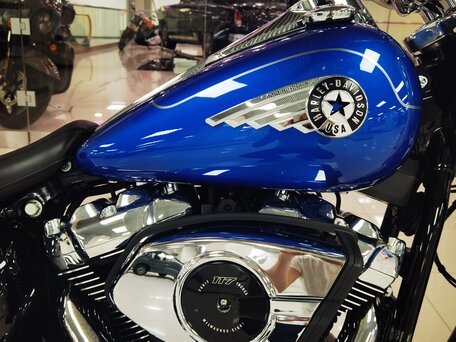 2025 Harley-Davidson Fat Boy, синий, 3300000 рублей, вид 5