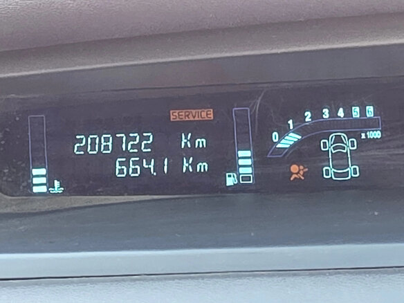 2009 Renault Scenic II Рестайлинг, красный - вид 6