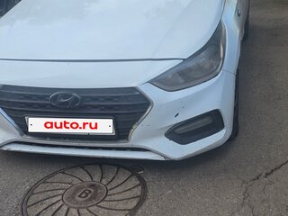2019 Hyundai Solaris II, белый, 580000 рублей, вид 4
