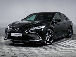 2021 Toyota Camry VIII (XV70) Рестайлинг, чёрный, 3480000 рублей, вид 1