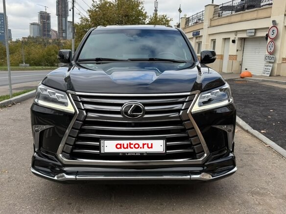 2019 Lexus LX 570 III Рестайлинг 2, чёрный, 11700000 рублей - вид 2