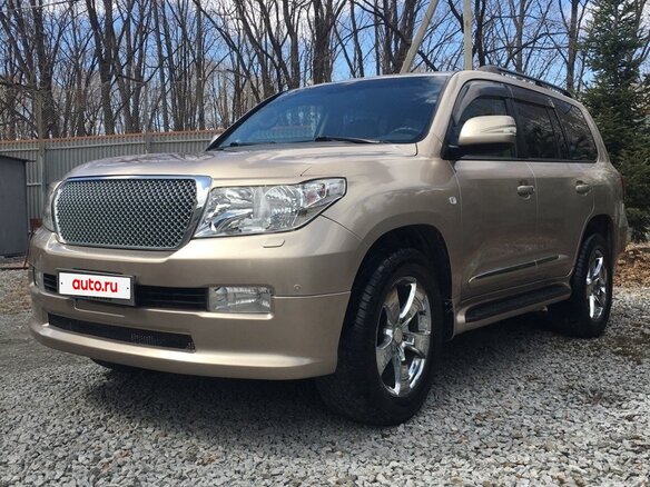 2008 Toyota Land Cruiser 200 Series, золотистый, 2849000 рублей