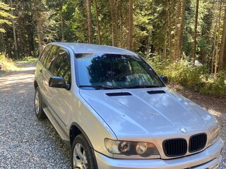 2002 BMW X5 3.0i I (E53), белый, 600000 рублей, вид 2