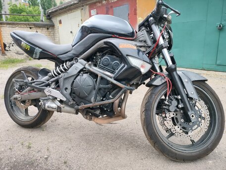 2009 Kawasaki ER-6N, чёрный, 300000 рублей, вид 2