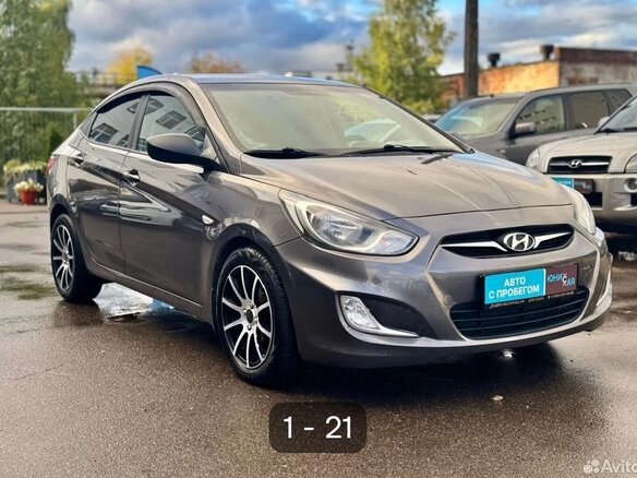 2012 Hyundai Solaris I, серебристый - вид 8