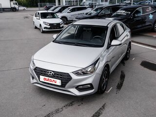 2019 Hyundai Solaris II, серебристый, 1210000 рублей, вид 3