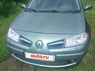 2008 Renault Megane II Рестайлинг, зелёный, 320000 рублей, вид 1