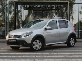 2013 Renault Sandero Stepway I, серебристый, 770000 рублей, вид 1