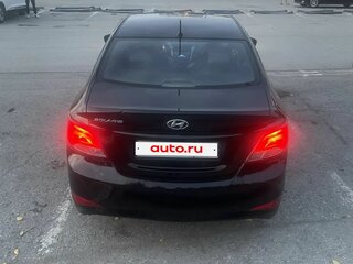 2016 Hyundai Solaris I Рестайлинг, чёрный, 940000 рублей, вид 3