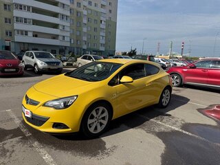 2014 Opel Astra GTC J Рестайлинг, жёлтый, 865000 рублей, вид 3