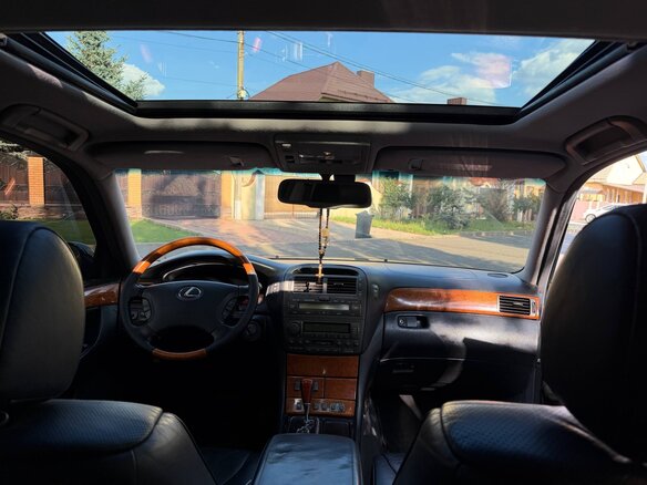 2001 Lexus LS 430 III, зелёный, 1200000 рублей - вид 6