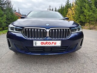 2021 BMW 6 серии Gran Turismo 630d xDrive IV (G32) Рестайлинг, синий, 6700000 рублей, вид 4