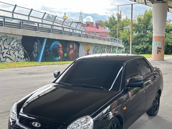 2012 Lada (ВАЗ) Priora I, синий, 320000 рублей