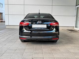2020 Hyundai Solaris II Рестайлинг, чёрный, 1059000 рублей, вид 4