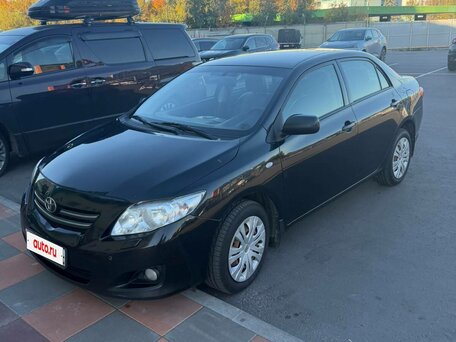 2009 Toyota Corolla X (E140, E150), чёрный, 870000 рублей, вид 1