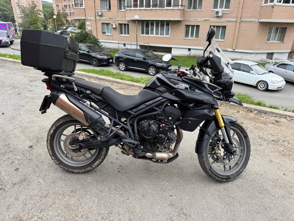 2013 Triumph Tiger 800, чёрный, 650000 рублей - вид 1