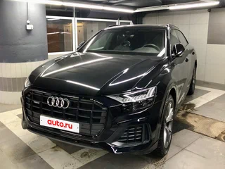 2019 Audi Q8 55 TFSI I (4M), чёрный, 5450000 рублей, вид 3
