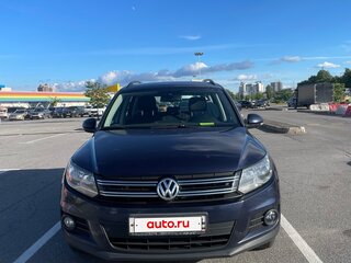 2013 Volkswagen Tiguan I Рестайлинг, синий, 980000 рублей, вид 2