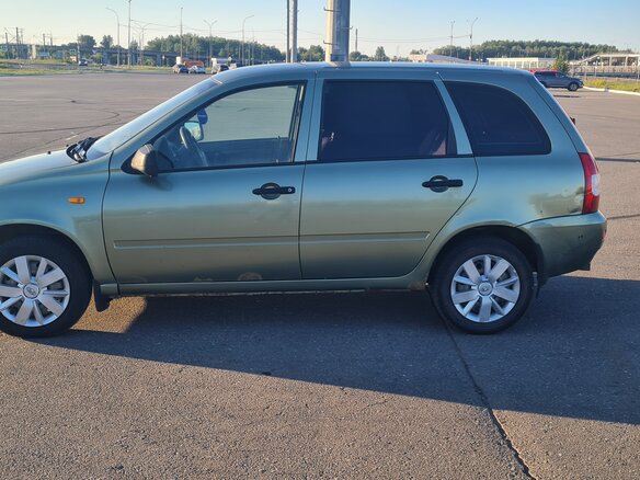 2009 Lada (ВАЗ) Kalina I, зелёный, 180000 рублей - вид 4