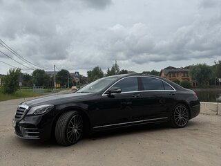 2017 Mercedes-Benz S-Класс 560 Long VI (W222, C217) Рестайлинг, чёрный, 4300000 рублей, вид 1
