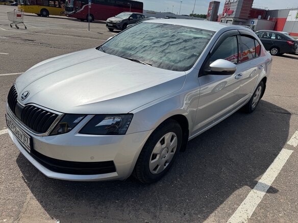 2020 Skoda Octavia III (A7) Рестайлинг, серый - вид 2