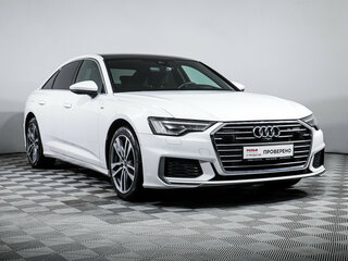 2022 Audi A6 45 TFSI V (C8), белый, 4599000 рублей, вид 3