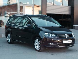 2012 Volkswagen Sharan II, чёрный, 1370000 рублей, вид 3