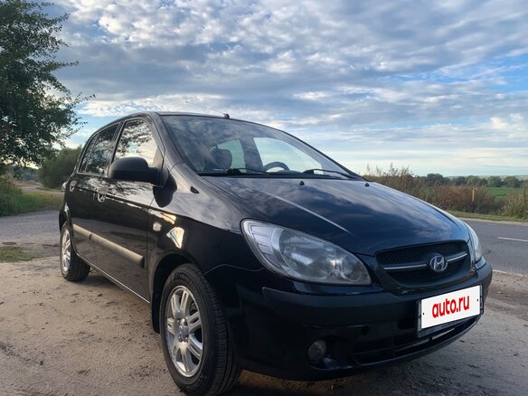 2008 Hyundai Getz I Рестайлинг, чёрный, 480000 рублей - вид 1