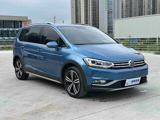 2021 Volkswagen Touran Cross L II, синий, 1850000 рублей, вид 3