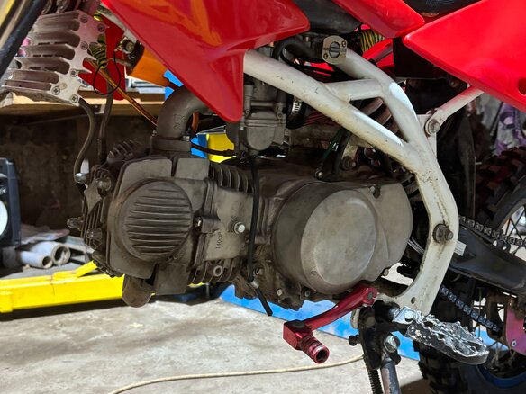 2020 Kayo Basic YX140EM, красный, 55000 рублей - вид 5