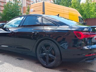 2021 Audi A6 50 TFSI e V (C8), чёрный, 3559000 рублей, вид 5