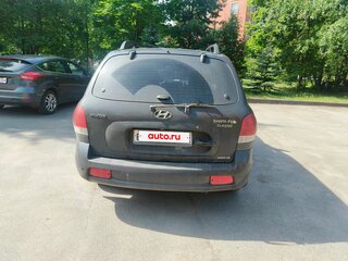 2009 Hyundai Santa Fe Classic Classic, чёрный, 650000 рублей, вид 4