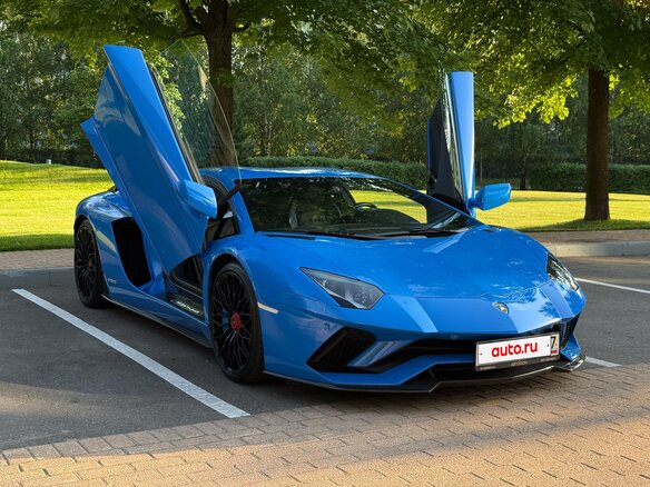 2017 Lamborghini Aventador I Рестайлинг, синий, 29250000 рублей - вид 12