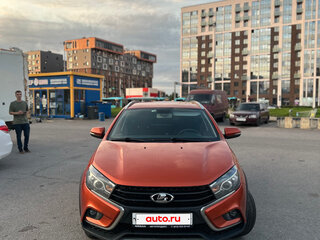 2018 Lada (ВАЗ) Vesta SW Cross I, оранжевый, 1020000 рублей, вид 2
