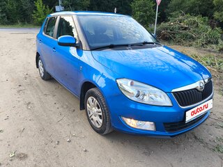 2013 Skoda Fabia II Рестайлинг, синий, 870000 рублей, вид 4
