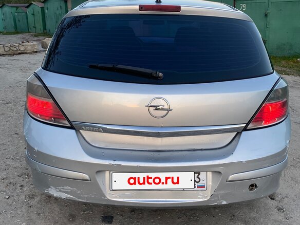 2008 Opel Astra H Рестайлинг, серебристый - вид 5