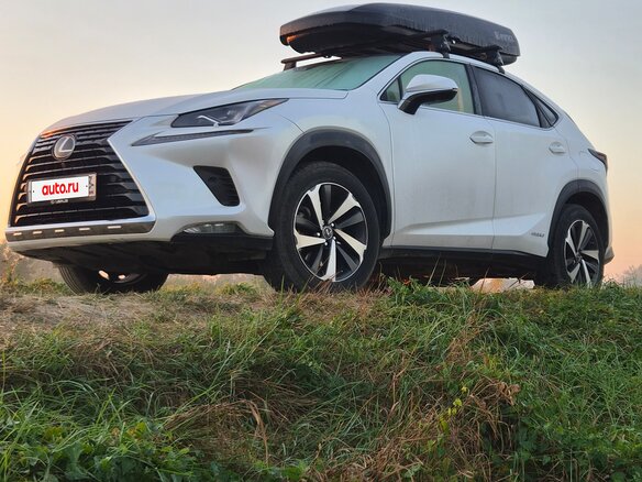 2020 Lexus NX 300h I Рестайлинг, белый, 3950000 рублей - вид 1