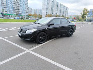 2008 Toyota Corolla X (E140, E150), чёрный, 950000 рублей, вид 1