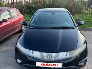 2008 Honda Civic VIII, чёрный, 640000 рублей, вид 3