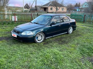 1996 Honda Civic VI, зелёный, 375000 рублей, вид 1