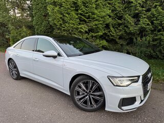 2022 Audi A6 45 TFSI V (C8) Рестайлинг, белый, 6600000 рублей, вид 3
