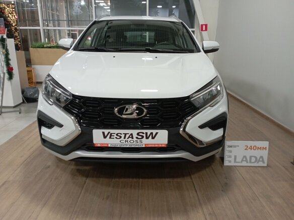 2026 Lada (ВАЗ) Vesta SW Cross I Рестайлинг (NG), белый - вид 1